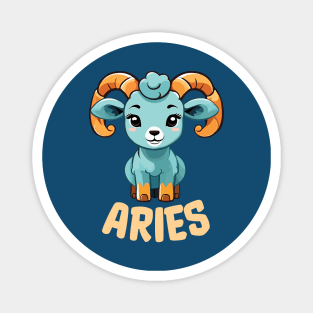 Aries Zodiac Sign Magnet